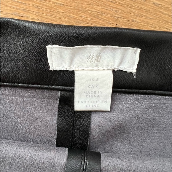 Faux Leather Midi Skirt - Picture 4 of 6